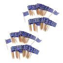 Country Flag Cupcake Toppers Picks for Party Decorations Supplies, Toothpick