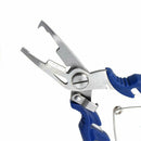 Blue Portable Fishing Pliers Line Cutter Hook Remover Stainless Steel Sports ST