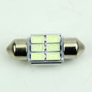 1PC Auto Car Festoon 31mm 5630 Chip 6-LED SMD Map/Dome Blue LED Light DC 12V New