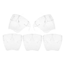 5x Reusable Safety Face Shield Visor Cover Anti-fog Eye Protection Windproof