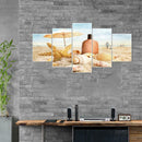 5pcs 5D DIY Full Drill Diamond Painting Beach Cross Stitch Mosaic Craft Kit