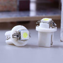 10pcs T5 B8.5D 5050 SMD LED Car Auto Instrument Dashboard Light Bulbs White