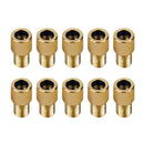 10x Bicycle Valve Adapter Presta to Schrader Converter Bike Pump Connector