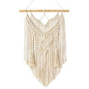 Macrame Wall Hanging Tapestry Wall Decor Boho Chic Bohemian Woven Home Deco B8P1