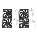 4x Case Fan Cooling PC And Cool Long Life Bearing Quiet Durable Cooling Fans