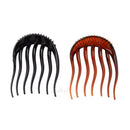 2Pcs Princess Inserts Hair Styling Clip Bumpits Bouffant Ponytail Comb Bun Maker