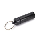 Waterproof Aluminum Medicine Pill Box Case Bottle Holder Container Keychain  Bj