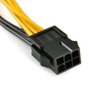 PCI-E 6-pin to 2x 6+2-pin (6-pin/8-pin) Power Splitter Cable PCIE PCI Design