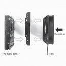 1Pcs 5.25" to 3.5" 2.5" SSD Hard Drive Bay Tray Fan Mounting Bracket Cute Great