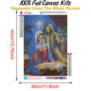 5D DIY Full Drill Diamond Painting Religious Embroidery Mosaic Kit (B018)
