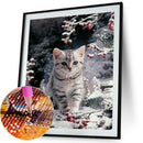 5D DIY Diamond Painting Full Drill Rhinestone Cat Cross Stitch Decor (T349)