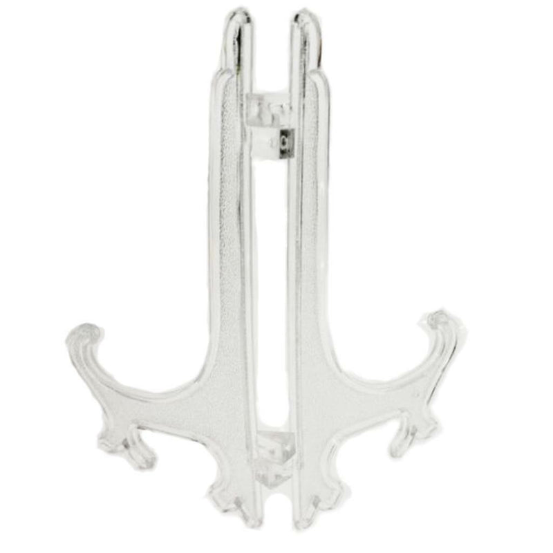 5x Plastic Folding Display Easel Stand Dish Plate Teacake Photo Holder 10cm