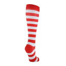 Halloween Striped Contrast Color Women Cotton Thigh Knee-High Stockings