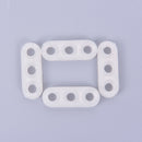 10Pc Outdoor Tent Wind Rope Buckle Camping Luminou 3Eye Buckle Awning Adjustment