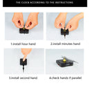DIY Clock Quartz Motor Wall Mechanism Clock Movement Repair Parts Replacement â„–[