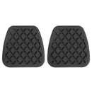 2pcs Black Automobile Brake Clutch Pedal Rubber Pad Cover Set for Acura Accord