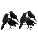1pc Realistic Raven Movie Prop Halloween Decoration Birds Black Feathered Crows