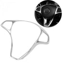 Car Steering Wheel Button Frame Trim Cover for Mercedes Benz Vito 2017 Silv
