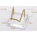 Acrylic Display Stand for Fossils, Minerals, Rocks, Geode, Agate, Crystals,
