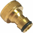 3PCS Brass Hose Tap Connector 3/4" Garden Pipe Adaptor