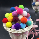 500x Fluffy Mini Craft Pom Poms Multicolour 10mm Party kids Craft Decor