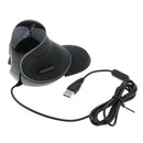Vertical Mouse, USB Wired, Adjustable 800/1200/1600/2400/4000 DPI for Office