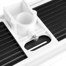 Largre Bathroom Pole Shelf Shower Storage Caddy Rack Organiser White Tray H B7M0