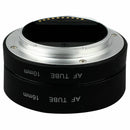 Black Metal AF Auto-focus Macro Extension Tube Set 10mm&16mm for Sony NEX E H7U7