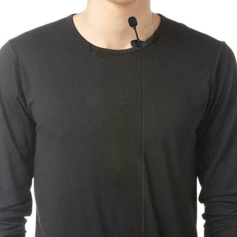 Mini Wired 3.5mm Jack Collar Lapel Clip-on Teaching Speech Guide Microphone