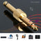 6.35mm Mono Jack Male to Male Coupler Plug Adapter Connector Jack Connector