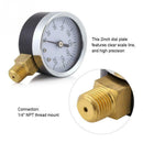 0-200Psi 1/4 Inch 52Mm Dial Accurate Pressure Gauge Manometer Pressure Meas A5N9