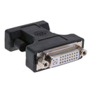 24+5Pin DVI Female to 15Pin VGA Male Cable Extender Adapter Connector