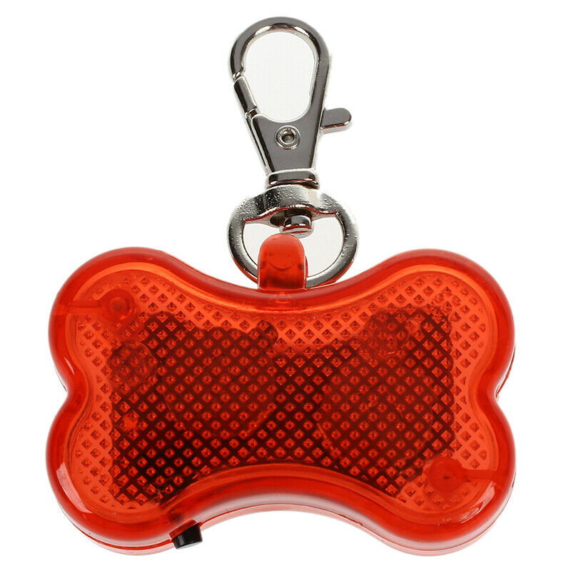 Pop Pet LED Flashing Light Dog Cat Safety Tag Collar