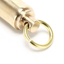 Outdoor Brass Survival Waterproof Pills Case Medicine Box Container Keychain %o