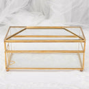 Tissue Box Geometric Transparent Home Desk Coffee