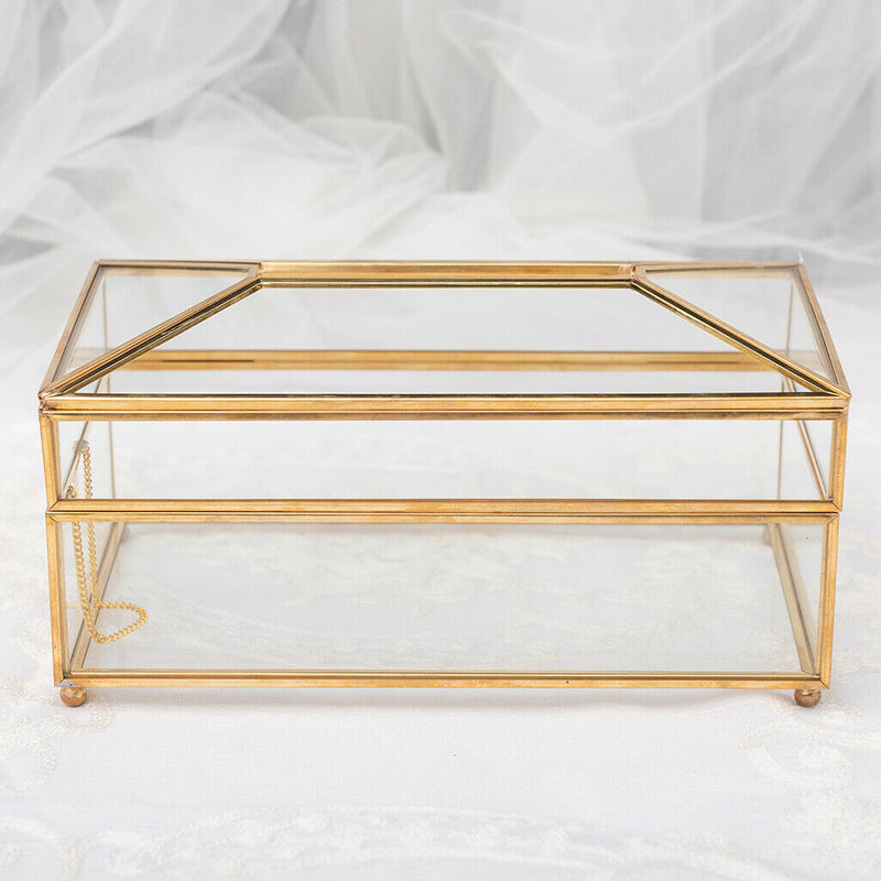 Tissue Box Geometric Transparent Home Desk Coffee