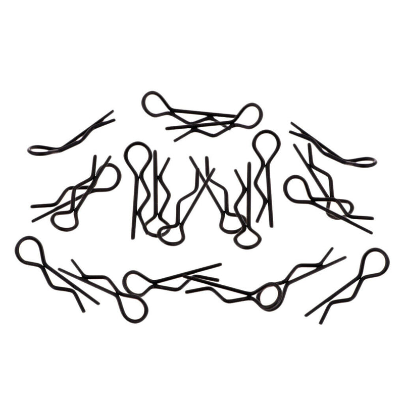 20pcs/set RC Car R-Pins fit 1/10 1/12 1/16 1/18 RC Car Truggy Accessory Black