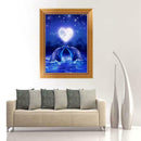 5D Dolphin DIY Diamond Embroidery Painting Cross Stitch Crystal Needlework