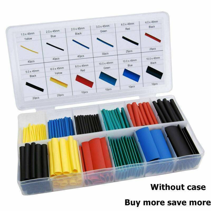 328 pcs Heat Shrink Tubing Tube Assortment Wire Cable Insulation Sleeving Kits