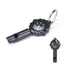 Black Mini Survival Tool Whistle Compass 2 in1 new hot selling 2018 ~ï¼ˆ