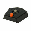 Quick Release Video QR Clamping Base for Manfrotto w/ 1/4 Screw Mounting