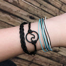 3 Pcs Summer Surfer Wave Bracelet Adjustable Friendship Bracelet Handcrafte H3Q6