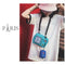 Fashion Women Mini Shoulder Bag Canvas Cartoon Robot Crossbody Bags Purse