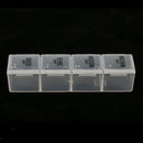 28 Detachable Compartments 7 Day Pill Box Storage Case Vitamine Container with a