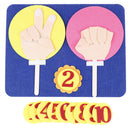 1 Pack non-woven felt finger numbers for kids learning digital teaching toys â„–[