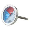 3X(Thermometer Handheld Analog Stainless Steel Bbq Smoker Pit Grill Thermom