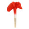 Hand Made Belly Dance Dancing Bamboo Long Fan Red 2 Pcs I8V1