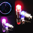 4x Multi Color LED Wheel Valve Stem Cap Tire Light Lamp For Bike Bicycle c HNQ