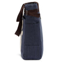 Women handbag canvas bag with cute cat fashion ladies small bags(dark blue)