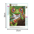 5D Diamond Painting Embroidery DIY Cartoon Smile Frog Mosaic Cross Stitch A